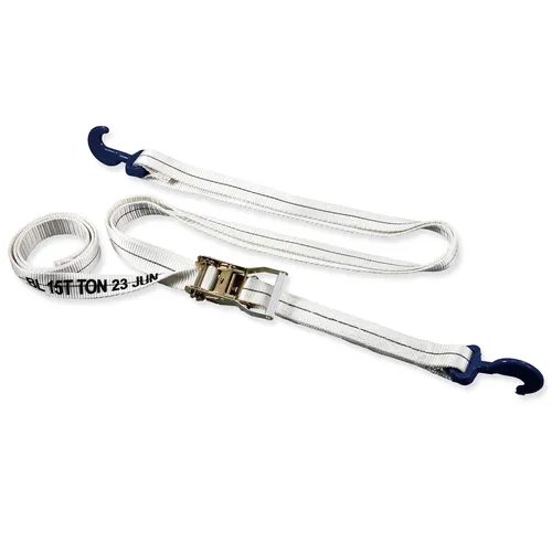 2" Ratchet Tie Down Double Lash with Forged Hooks 3.5M Long, MBL 15000Kgs