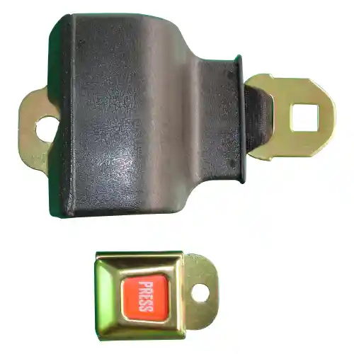 2 Point Small Retractable Seat Belt With 509 Metal Buckle